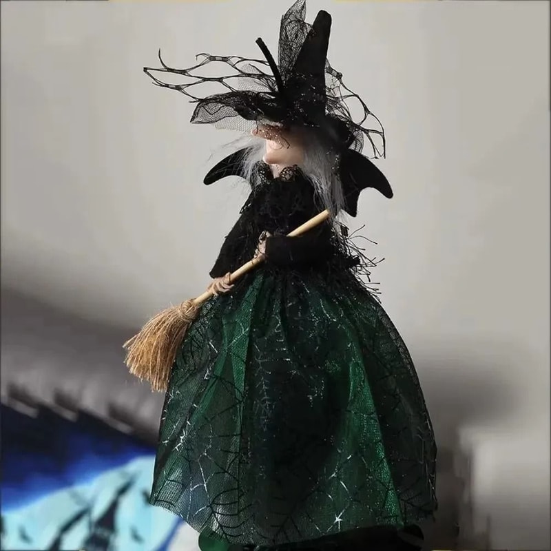 ShadowPeak Haunted Witch Tree Topper 3