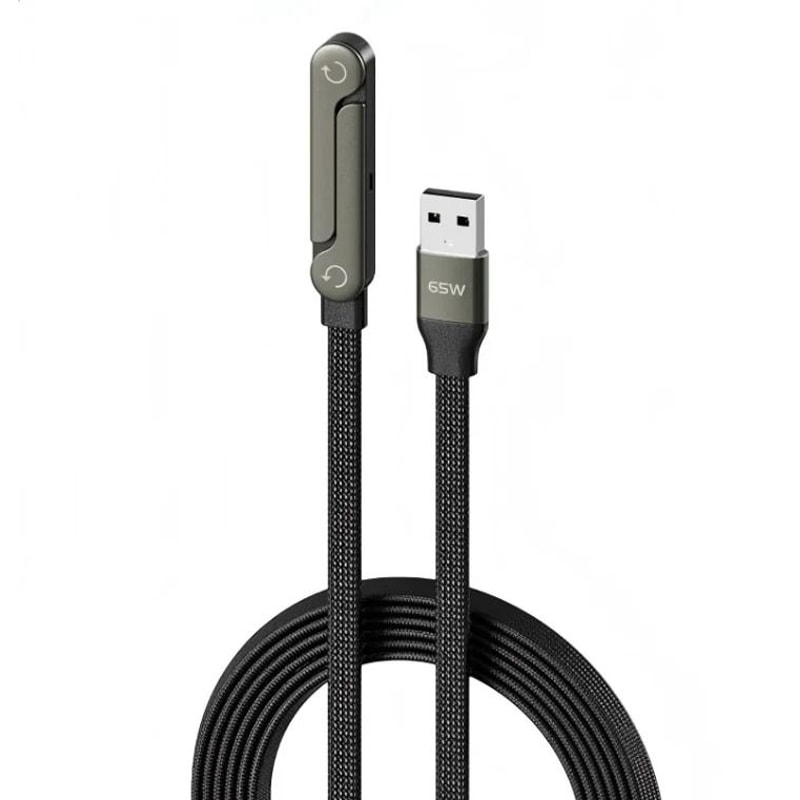 2in1 Foldable Fast Charging Stand Data Cable 5