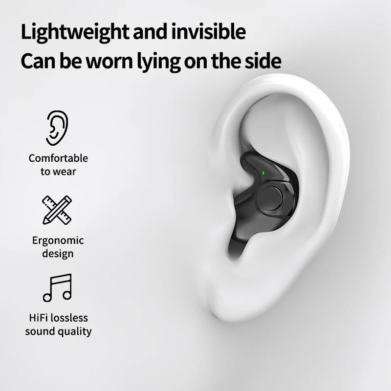 UltraThin Wireless Sleep Sports Earbuds 1
