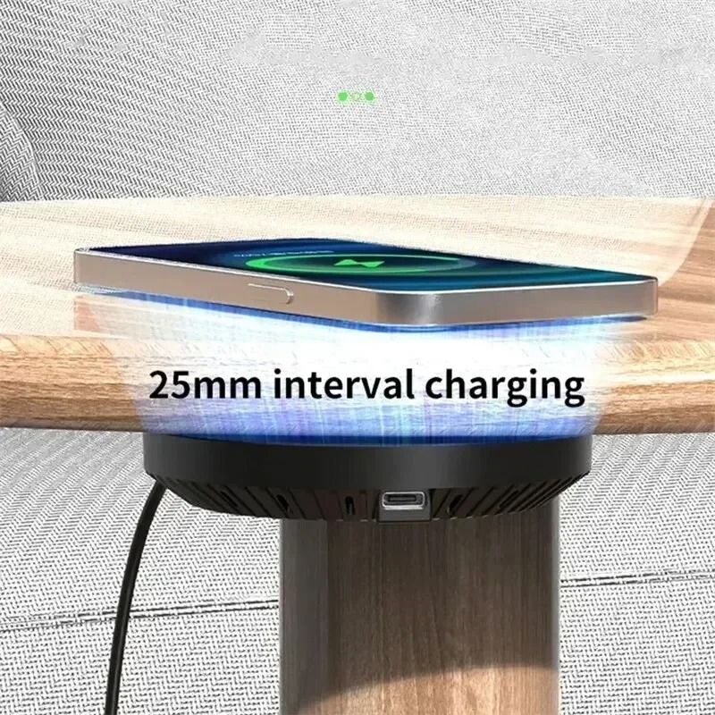 Invisible LongDistance UnderDesk Wireless Charger 3