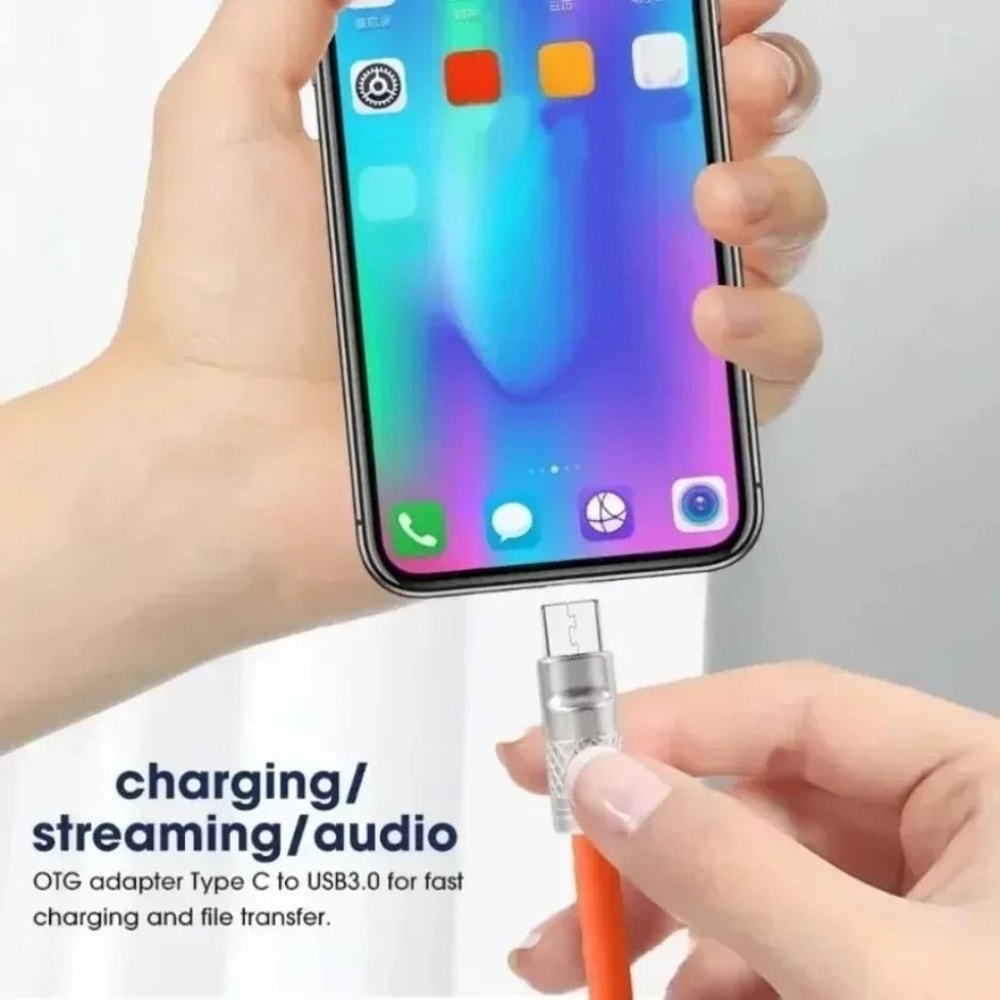 UltraSoft Liquid Silicone 120W Super Fast Charge Cable 3