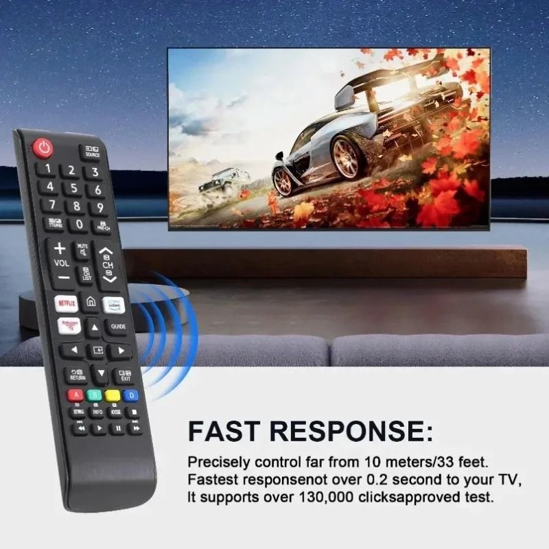Universal Smart Replacement Remote For Samsung UHD QLED TVs 0