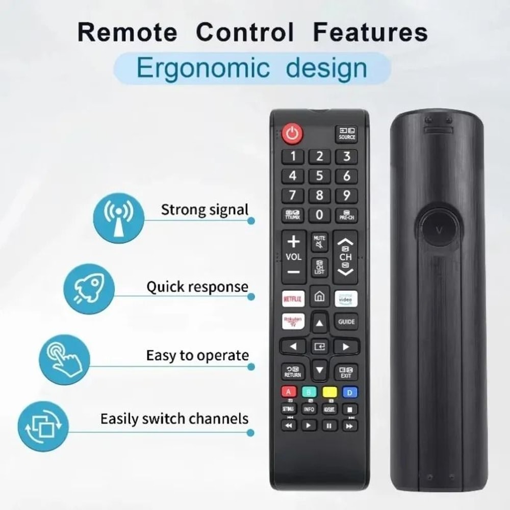 Universal Smart Replacement Remote For Samsung UHD QLED TVs 1