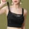 Seamless Lace Comfort Bra Sleep Vest 0