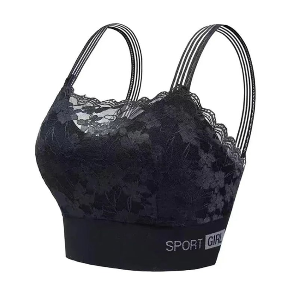 Seamless Lace Comfort Bra Sleep Vest 6