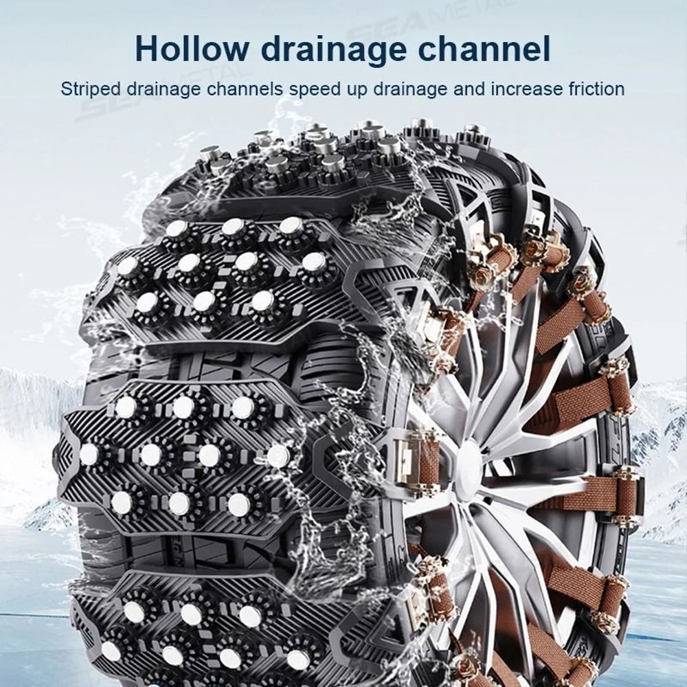Universal HeavyDuty Car Snow Tire Chains 6