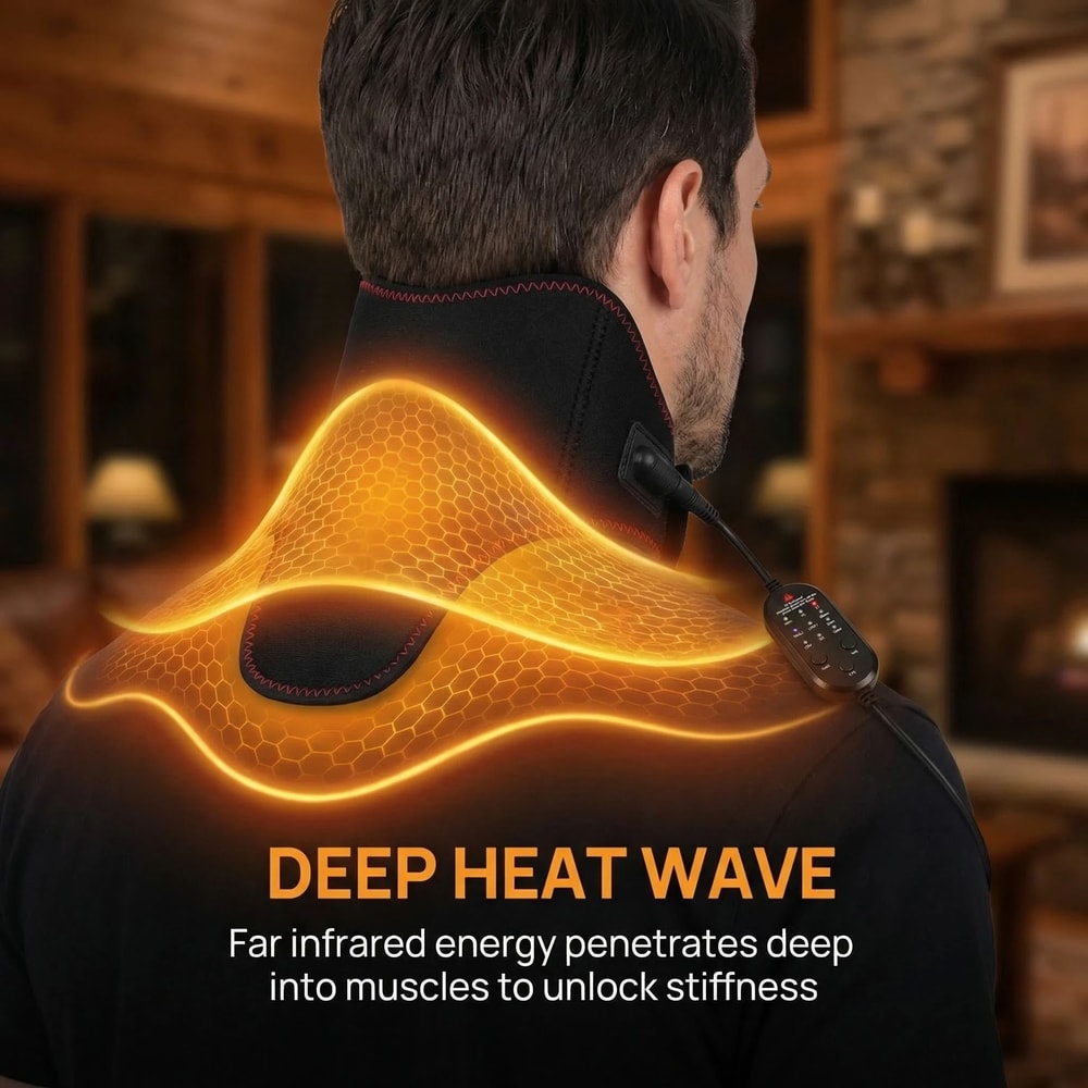 USB Powered Therapeutic Heating Neck Support 2