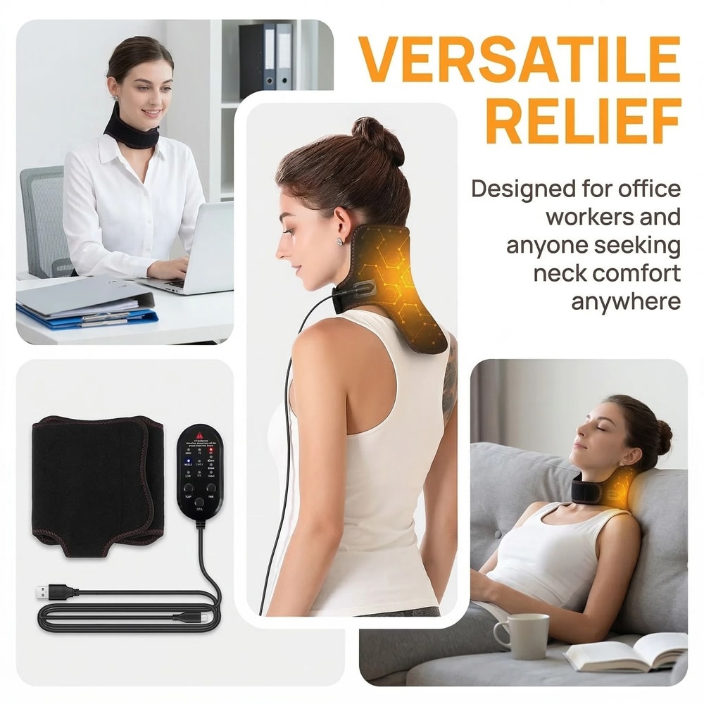 USB Powered Therapeutic Heating Neck Support 3