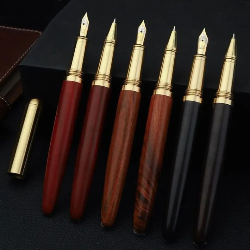 Handcrafted Natural Wood Business Fountain Pen 3