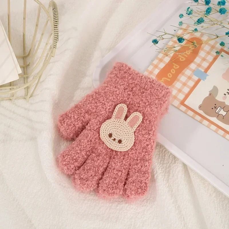 Cartoon Animal Thickened Baby Mittens 3