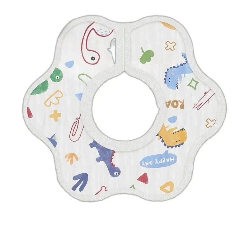 Disposable 360 Waterproof Baby Bibs 10Pack 4