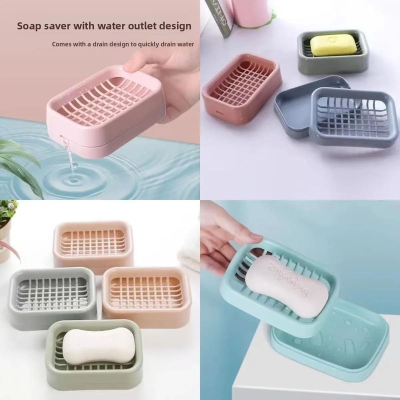 DoubleLayer QuickDrain Soap Box 2