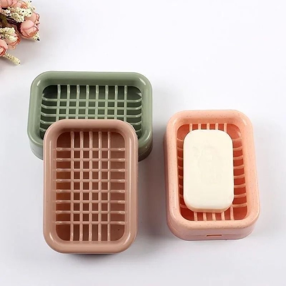 DoubleLayer QuickDrain Soap Box 3