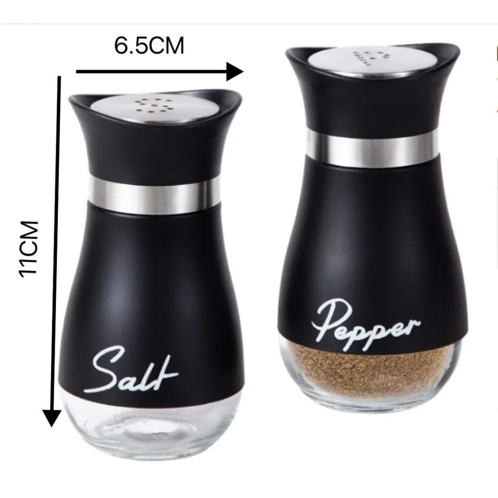 MoistureProof Salt Pepper Shaker Set 2Pack 9