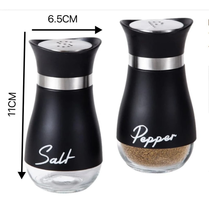 MoistureProof Salt Pepper Shaker Set 2Pack 9