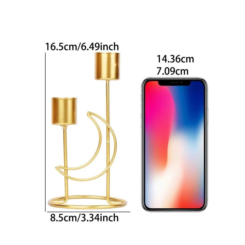 Modern Minimalist Iron Candlestick Stand 5