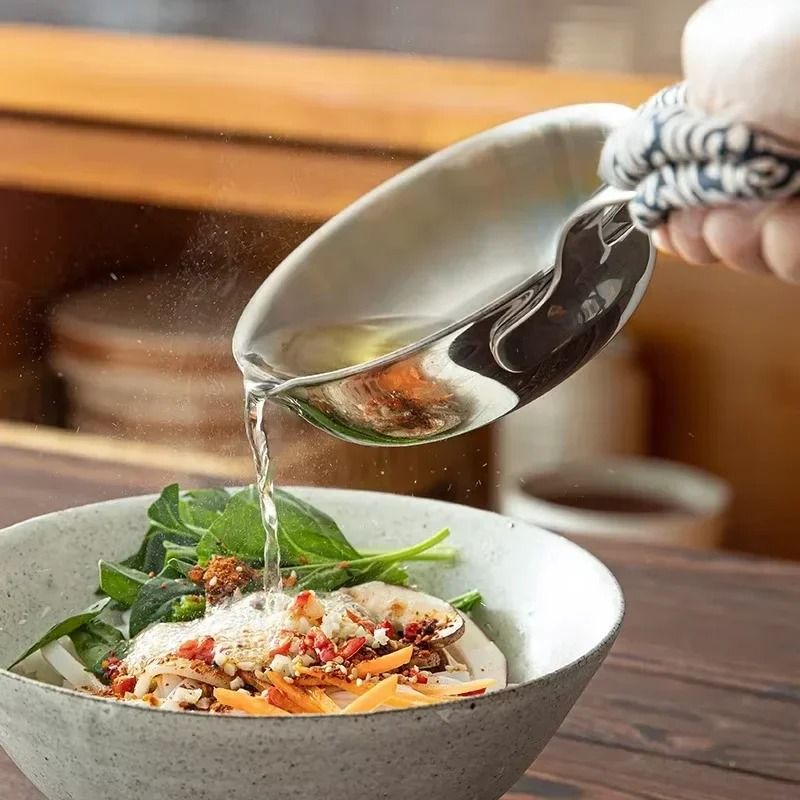 47 In Stainless Steel Mini Saucepan Oil Pot 3