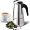 Stainless Steel Stovetop Moka Espresso Maker 0