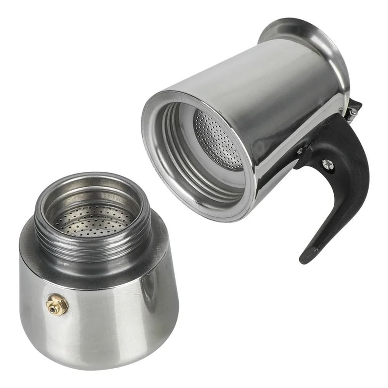 Stainless Steel Stovetop Moka Espresso Maker 4
