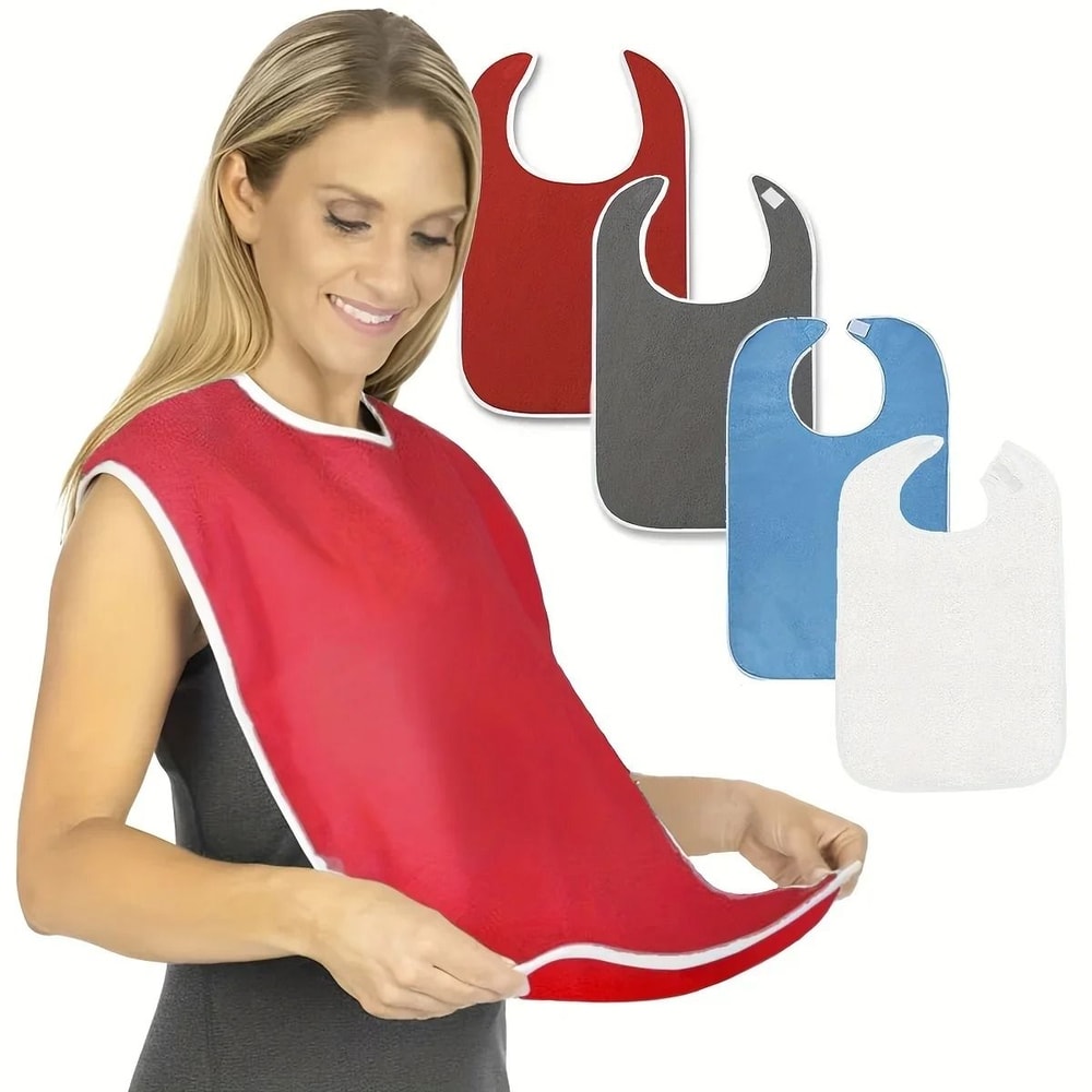 Waterproof Coated Terry Adult Bib Apron 2