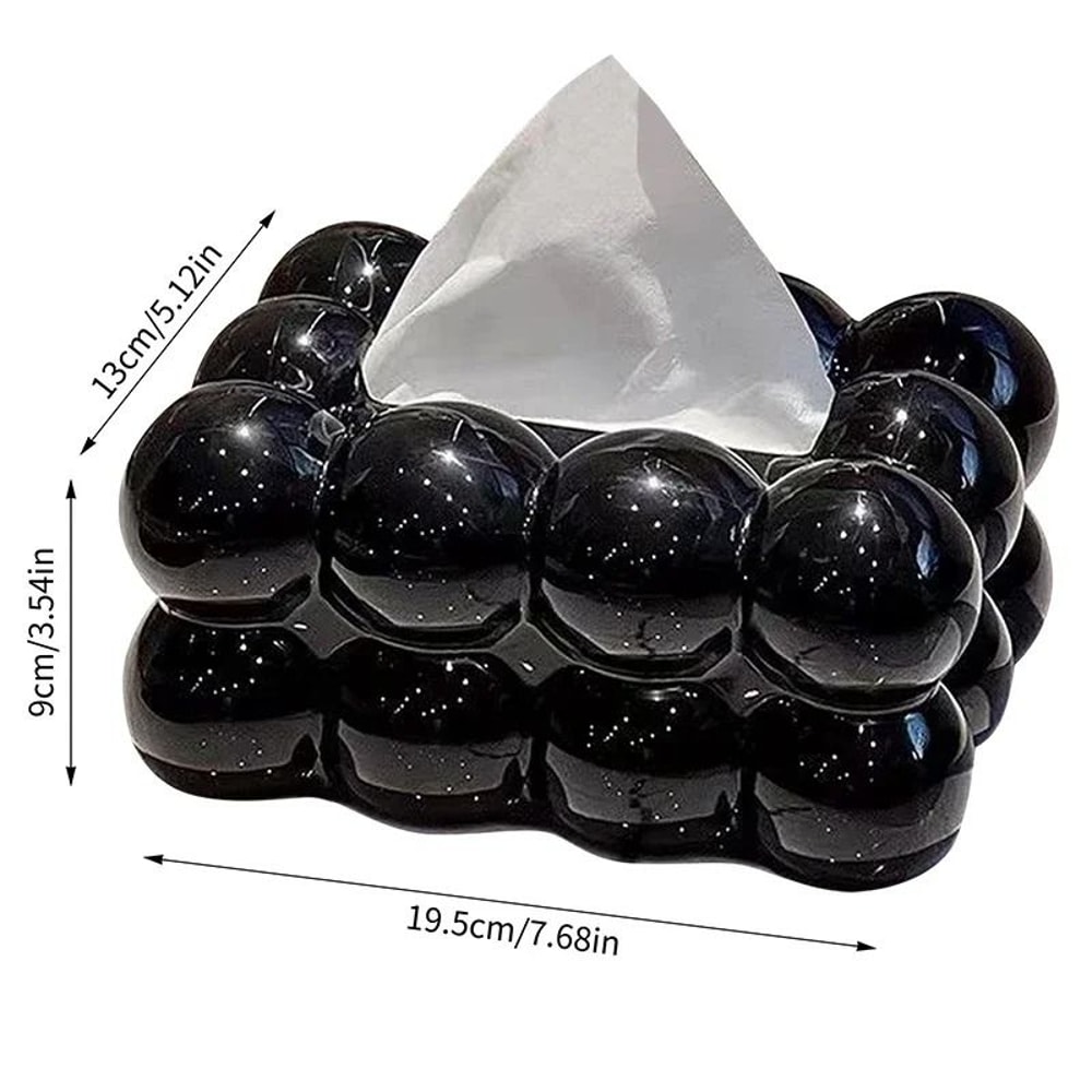 Nordic Marshmallow Sculptural Tissue Storage Box 6