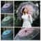 Fashionable Transparent Sakura Petal Folding Umbrella 2