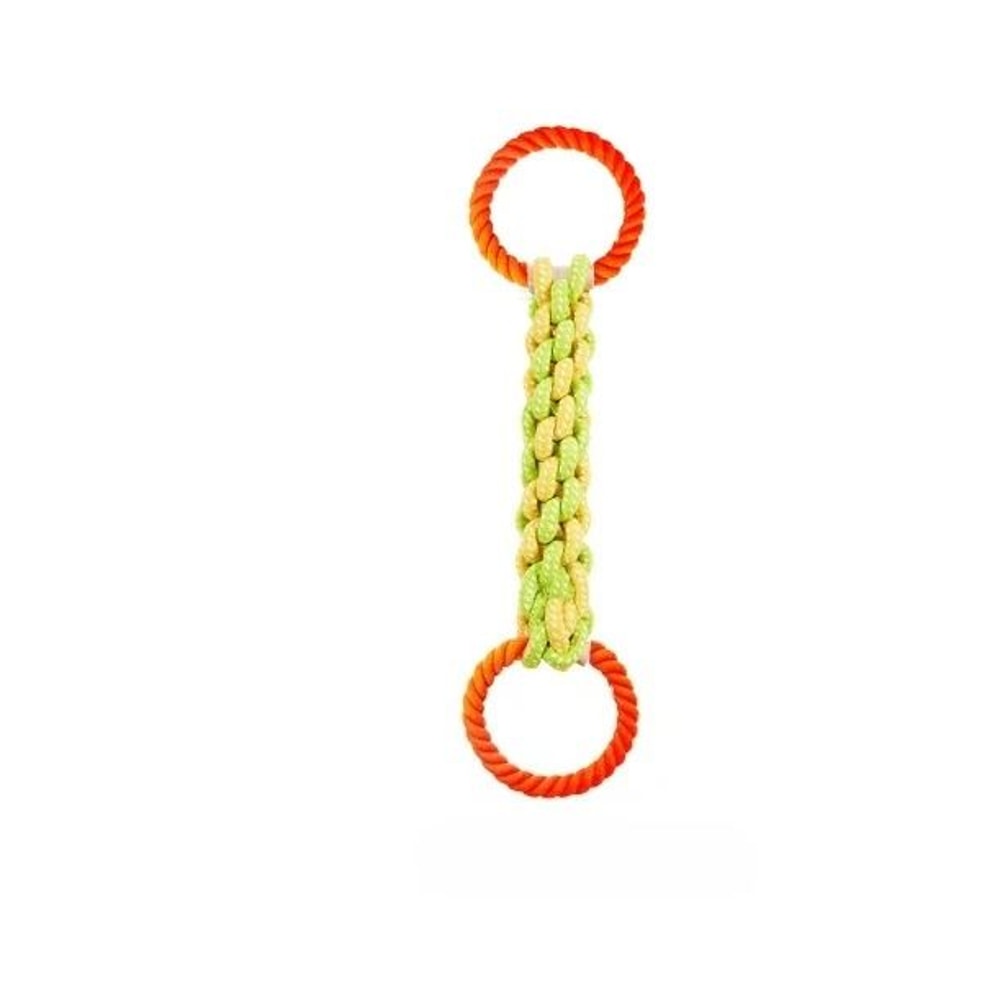 HandWoven MultiKnot Cotton Rope Dog Toy 7
