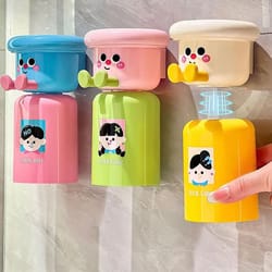 creative 2-in-1 kids' toothbrush & gargle cup holder