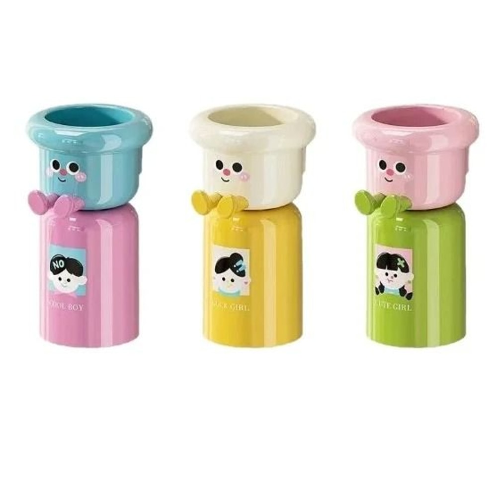 Creative 2in1 Kids Toothbrush Gargle Cup Holder 9