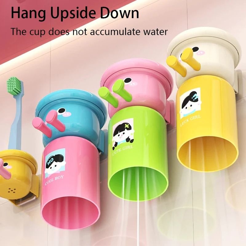 Creative 2in1 Kids Toothbrush Gargle Cup Holder 1