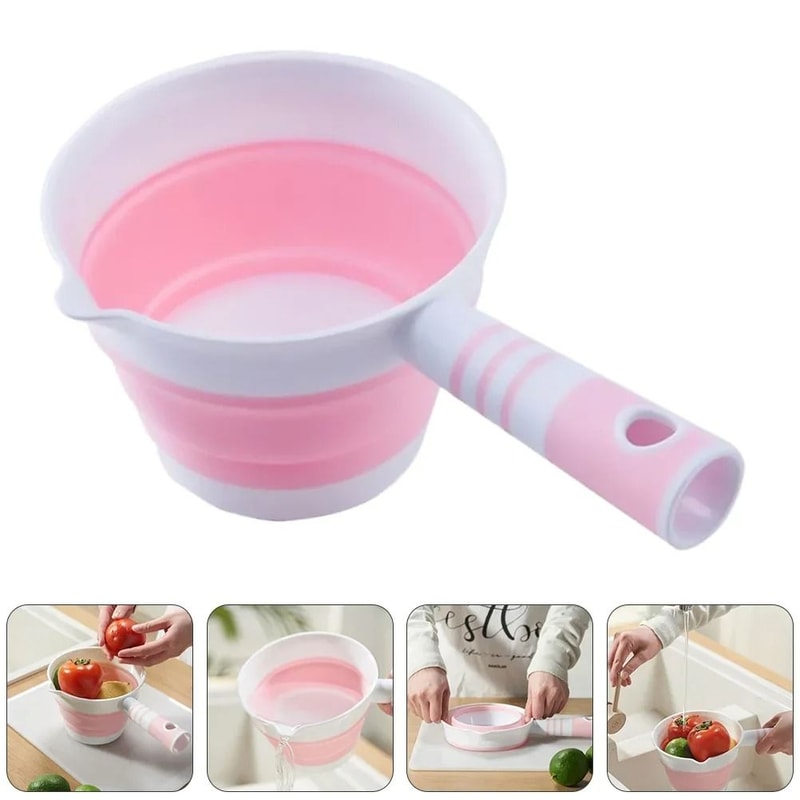 Portable Collapsible Silicone Water Ladle 2