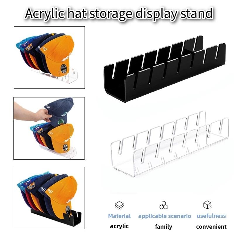 Acrylic Baseball Hat Display Rack 0