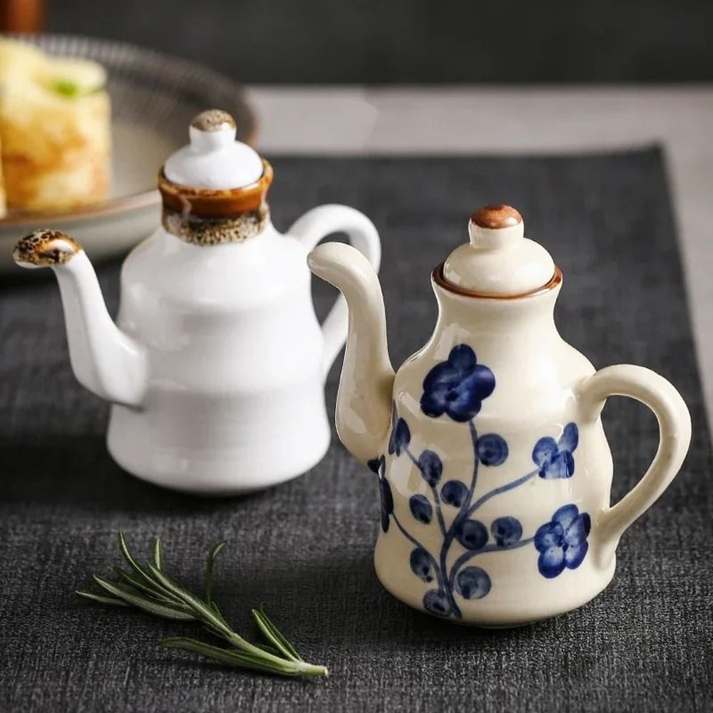 150ml Ceramic Olive Oil Seasoning Bottle 0