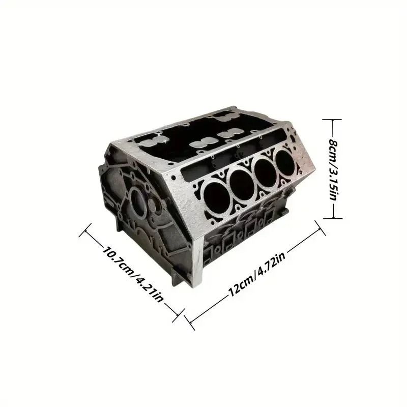 V8 Engine Block Desktop Organizer 2