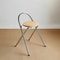 Retro Rattan Foldable Dining Leisure Chair 8