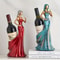Sexy Girl Sculptural Red Wine Rack 0