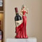 Sexy Girl Sculptural Red Wine Rack 2