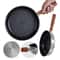 Outdoor Portable Stainless Steel Mini Wok Frying Pan 5