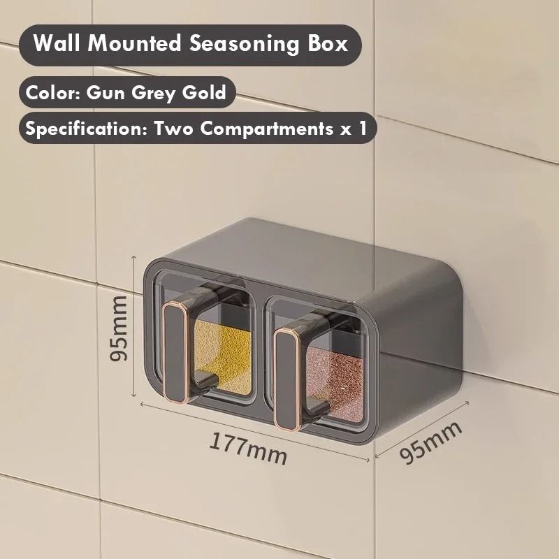 WallMounted MoistureProof Seasoning Storage System 6