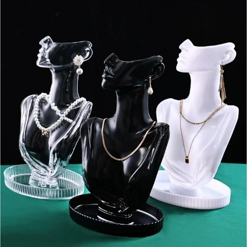 Portrait Portrait Neck Necklace Display Mannequin 3