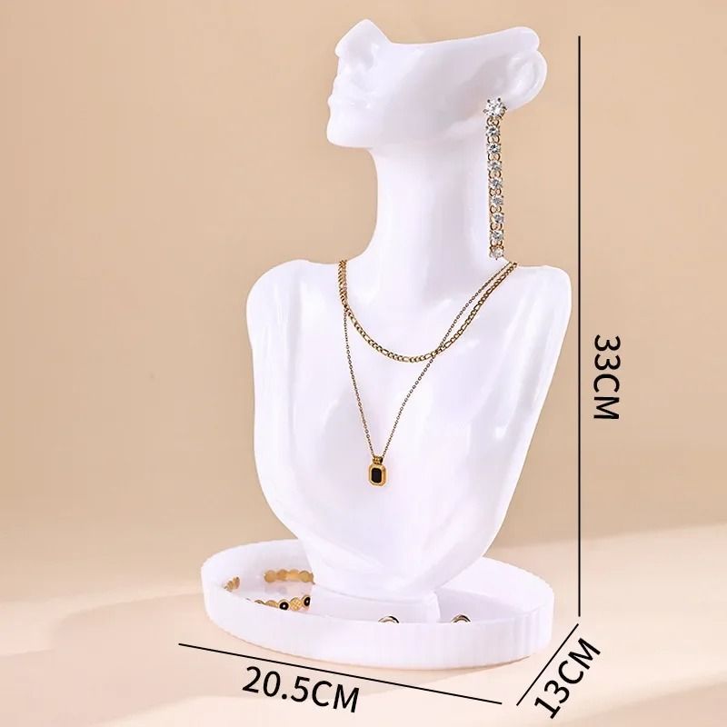 Portrait Portrait Neck Necklace Display Mannequin 6
