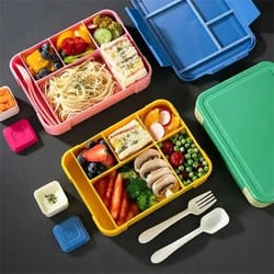 1330ml multi-compartment sealed bento box
