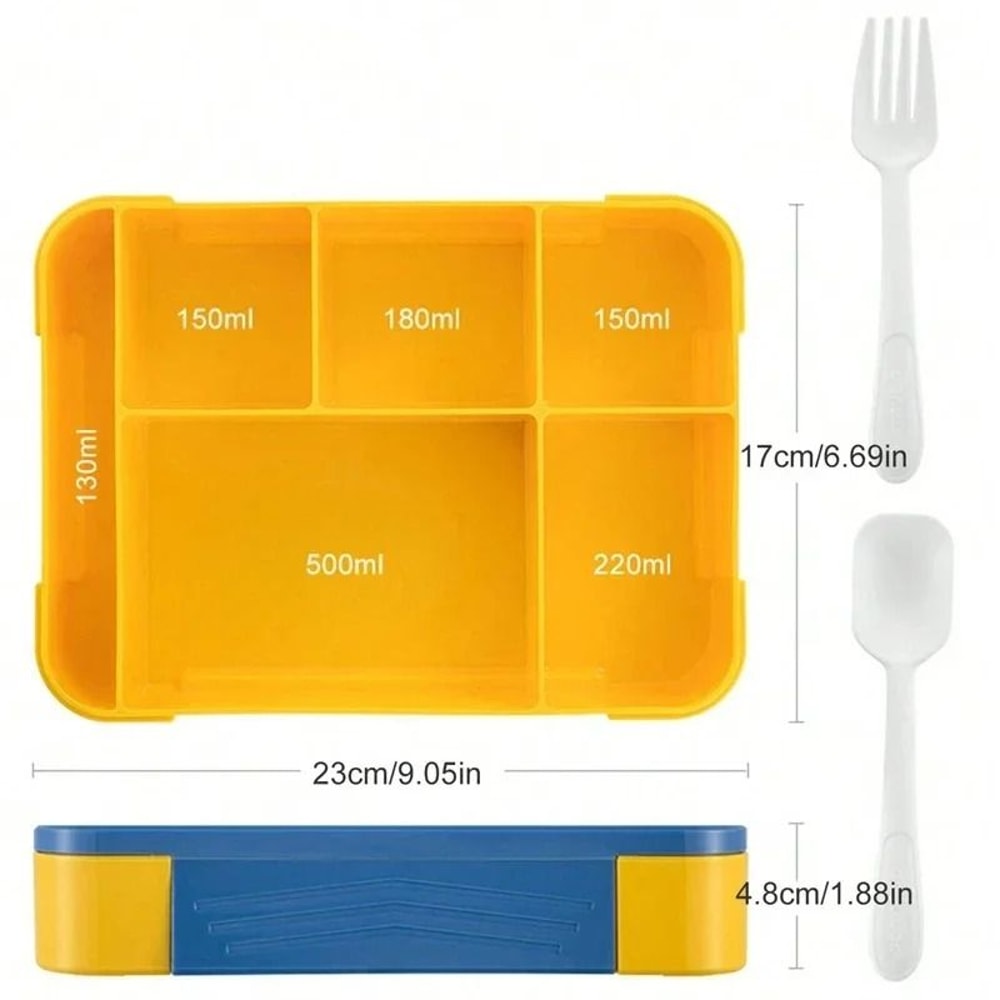 1330ml MultiCompartment Sealed Bento Box 2