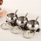 Gold Silver Stainless Steel Luxury Condiment Set 10