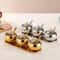 Gold Silver Stainless Steel Luxury Condiment Set 3