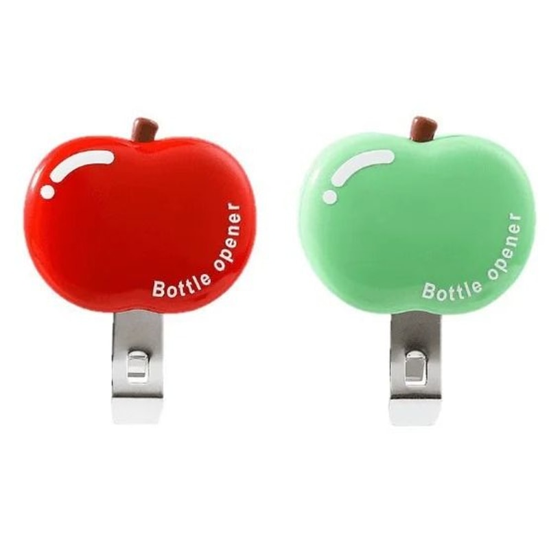 3in1 Magnetic AppleShaped Bottle Opener Sealing Clip 8
