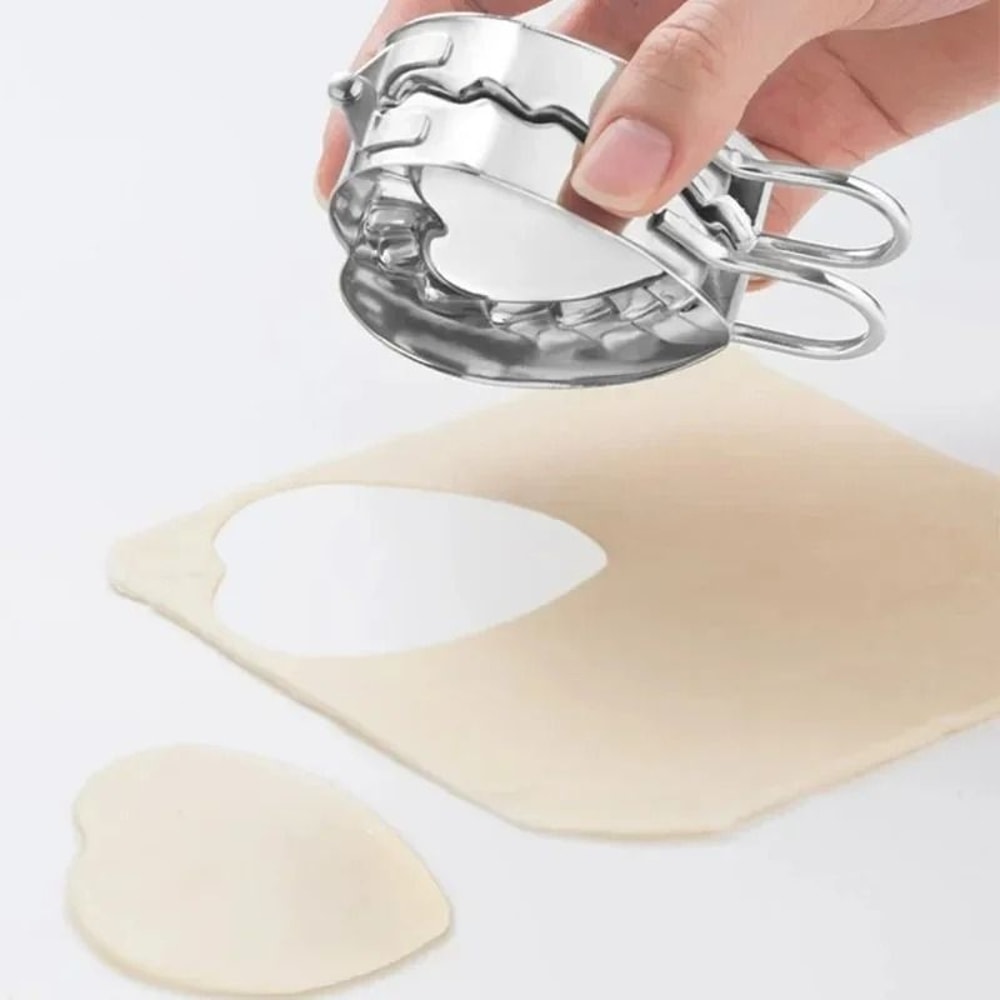 Stainless Steel Heart Square Dumpling Maker Set 5