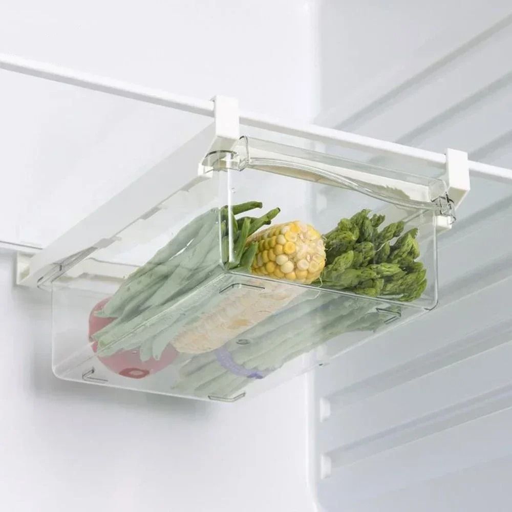 UnderShelf Transparent Refrigerator Drawer Box 5