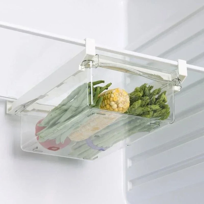 UnderShelf Transparent Refrigerator Drawer Box 5