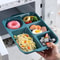 5Grid Portable Divided Lunchbox Cutlery Set 4
